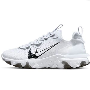 NIB Nike React Vision 'Double Swoosh' Women's Shoes Size 9 DV3453-100 White